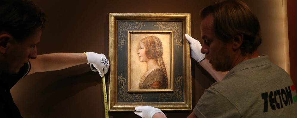 La Bella Principessa di Leonardo da Vinci alla Villa reale di Monza