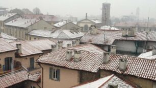 Meteo, debole nevicata in arrivo a Monza e Brianza