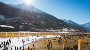 La Sgambeda a inizio dicembre a Livigno (foto Apt Livigno)