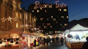 Monza Mercatino Natale piazza Trento