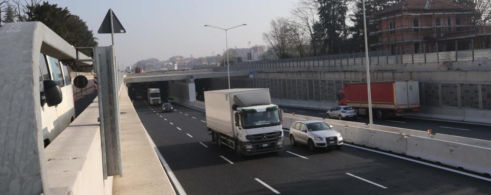 Monza, viale Lombardia in direzione sud