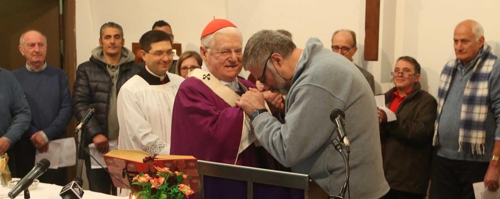 La visita natalizia del cardinale Scola nella casa circondariale di Monza
