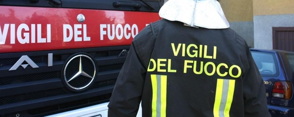 A Brugherio sono intervenuti i vigili del fuoco