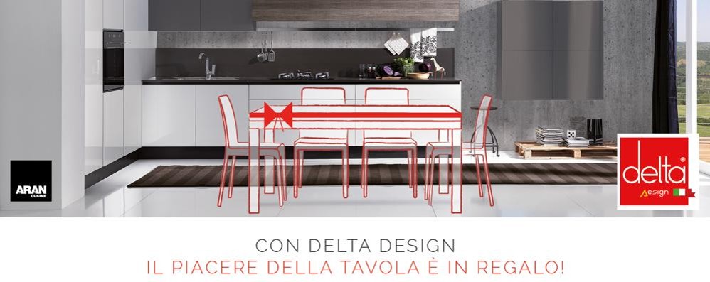 Con Delta Design il piacere della tavola è in regalo