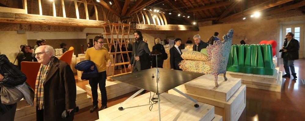 Gli spazi occupati dalla Triennale in Villa reale a Monza
