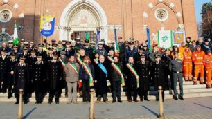 Foto di gruppo per la festa di San Sebastiano