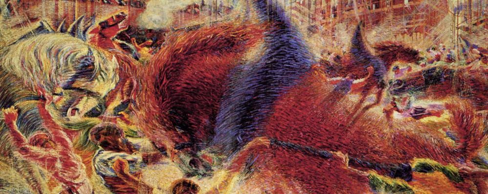 La “Città che sale” di Umberto Boccioni