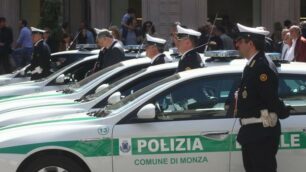 mb0_1199 MONZA PARATA 144 ANNIVERSARIO CORPO POLIZIA LOCALE