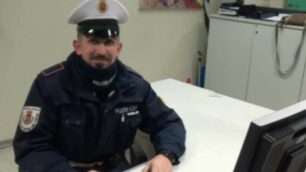 L’agente premiato della polizia di Nova Milanese