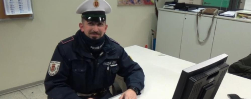 L’agente premiato della polizia di Nova Milanese