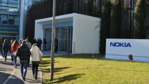 Al posto di Alcatel è comparso il nome della Nokia: è la Vimercate che cambia