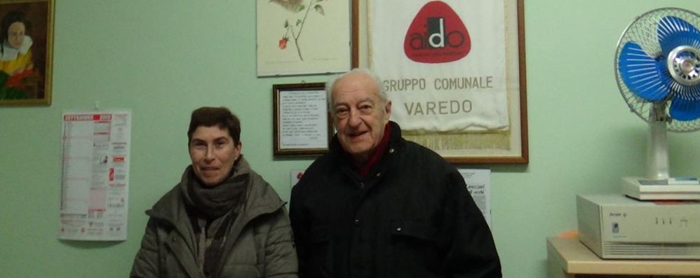 Mariagrazia Ripamonti e Osvaldo Giorgi dell'Aido di Varedo