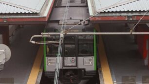 Il capolinea della metropolitana, linea verde, a Cologno Monzese
