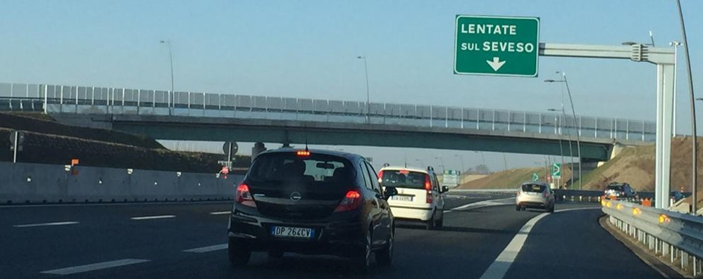 Lo svincolo di Lentate di Pedemontana