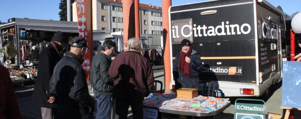 Il camper del Cittadino al giovedì sarà all’arengario di Monza in piazza Roma