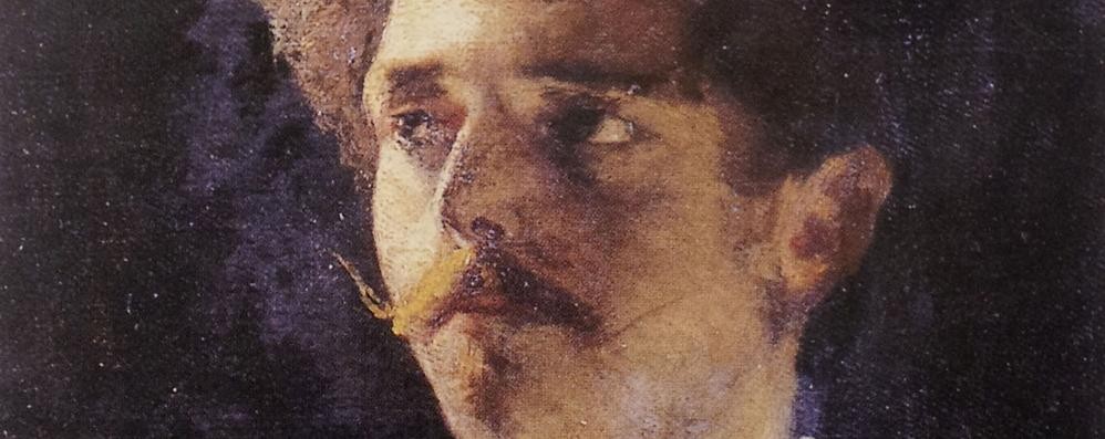 Mosé Bianchi, Il Conte Egidio, 1867 circa, olio su tela: una delle opere in mostra a Lissone