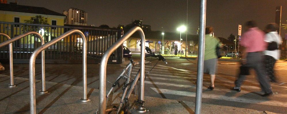 La zona della stazione ferroviaria