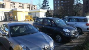 Monza, il parcheggio della EuropCar di viale Libertà