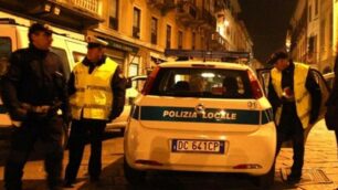 Monza, polizia locale in centro storico