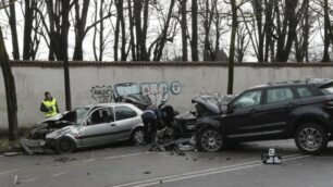 Monza, incidente stradale in viale Brianza  in cui è morto Elio Bonavita di Villasanta