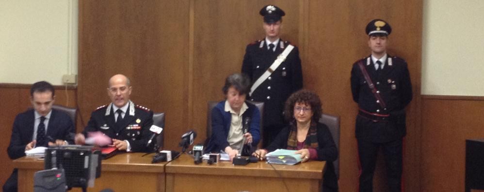 La conferenza stampa dell’operazione “Smile”