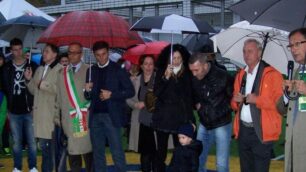 L'inaugurazione dello Johan Cruyff court di Como con la Fondazione Borgonovo (foto di Paolo Colzani)