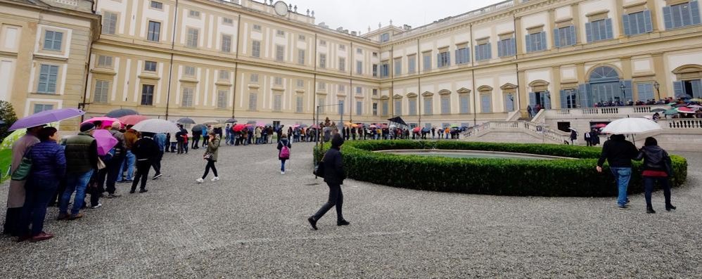 Monza, i visitatori di Pasquetta per la mostra di Caravaggio in Villa reale