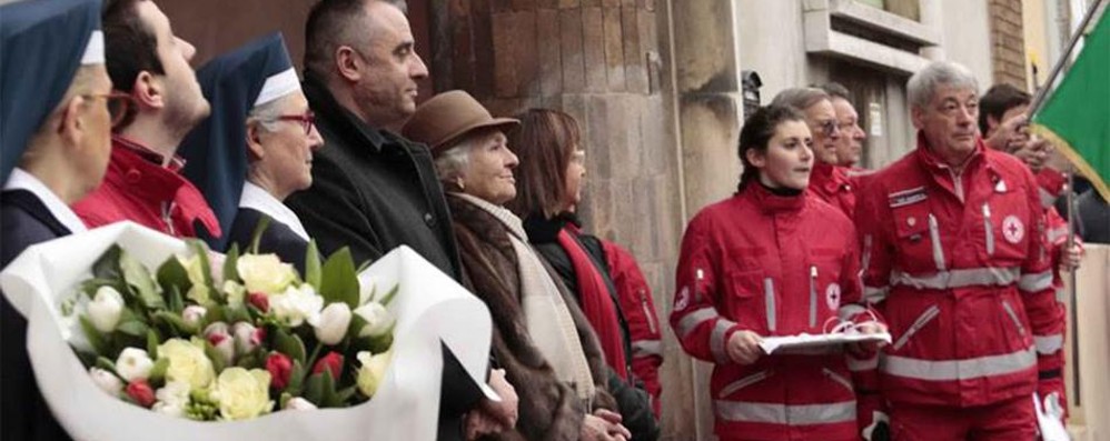 Monza: inaugurazione della sede della Croce rossa in via Pacinotti