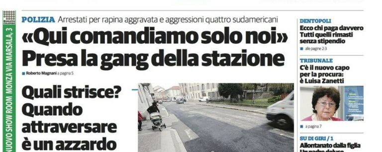 Il Cittadino di Monza in edicola giovedì 31marzo Il Cittadino di