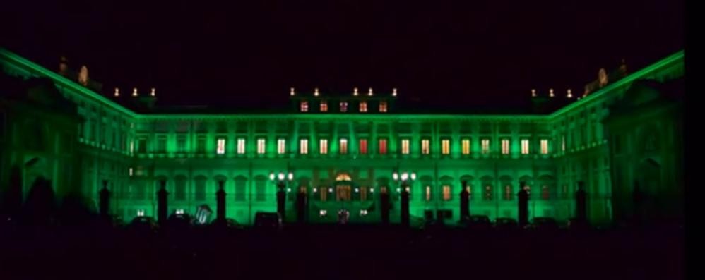 Monza, la Villa reale diventa verde per il giorno di San Patrizio e il Global greening 2016