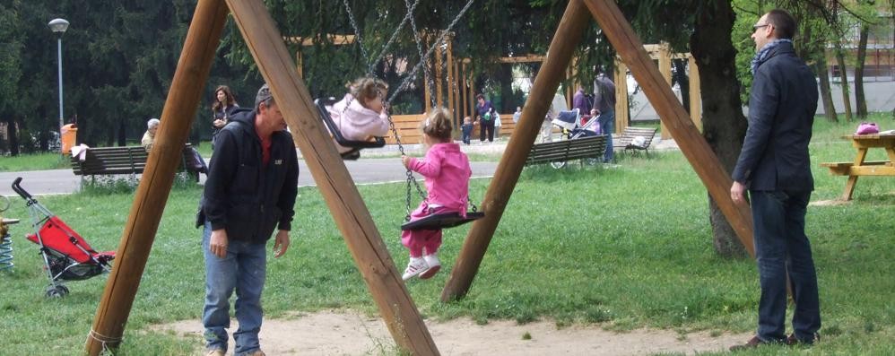 Lissone, il parco pubblico di via Botticelli