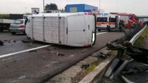 L’incidente sulla Valassina  a Lissone