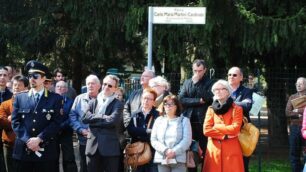 Lissone ha commemorato le vittime della mafia e ha intitolato un parco (vedi cartello nella foto) al Cardinal Martini