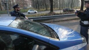 Una volante della polizia di Monza