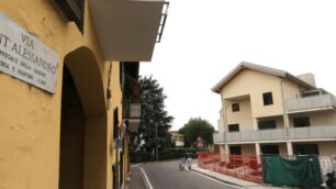 Un tratto di via Sant’Alessandro