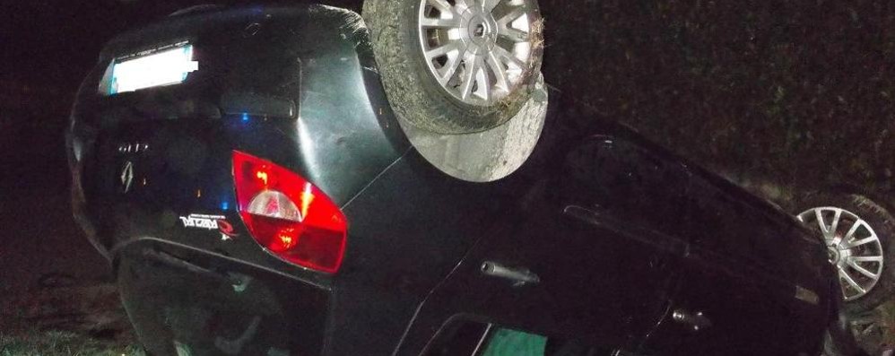 Un’auto ribaltata, due gli incidenti simili avvenuti nel week-end