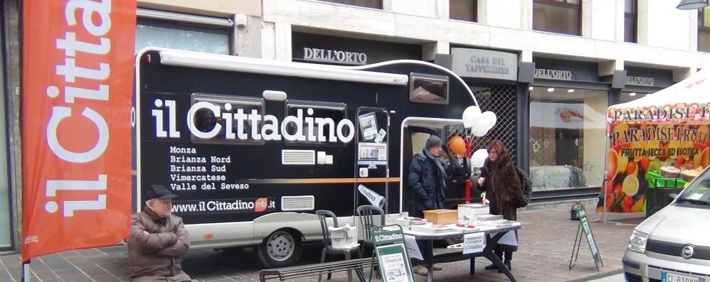 Il camper del Cittadino a Seregno