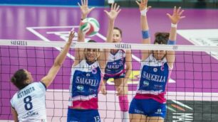 Volley, il muro della Saugella su Astarita