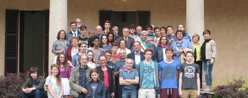Timeline nel 2015: delegazioni in Villa Cusani a Carate Brianza