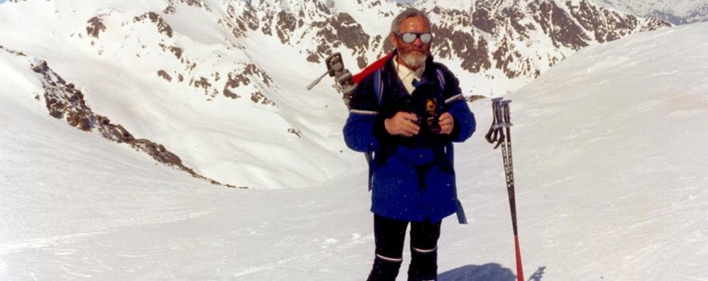 Giuseppe Cazzaniga in montagna