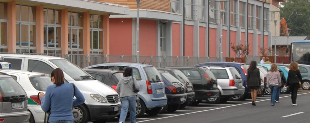 La scuola via Battisti ad Agrate Brianza