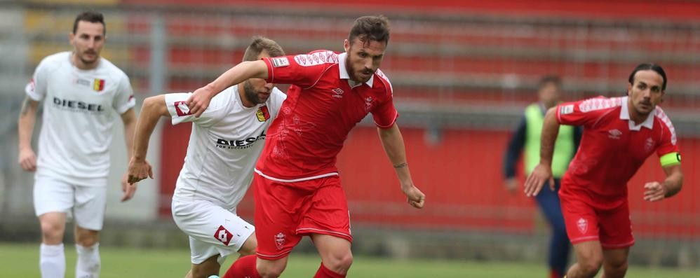 Francesco Uliano del Monza, autore del secondo gol