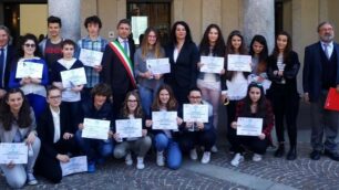 Gli studenti premiati a Seregno