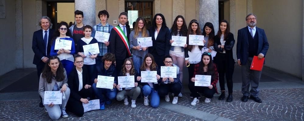 Gli studenti premiati a Seregno