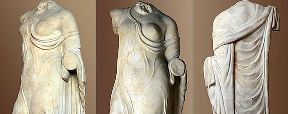 La statua scoperta dai carabinieri monzesi