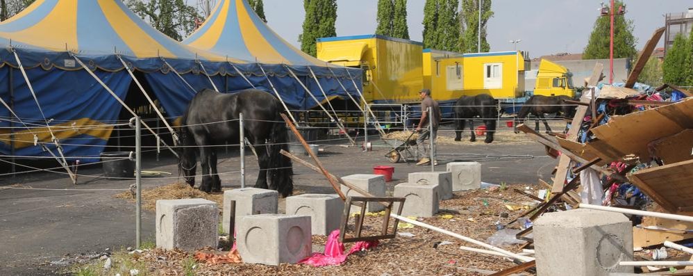 Monza, il circo nell’area di viale Fermi-Stucchi