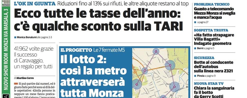 La prima pagina del 21 aprile 2016