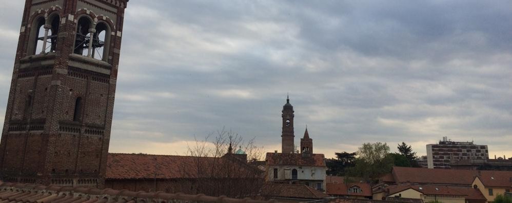 Il cielo sopra Monza: la foto è stata scattata sabato 16 aprile 2016