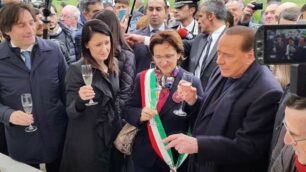 Arcore, l’inaugurazione della ciclabile per il parco di Monza con Silvio Berlusconi