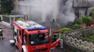 L’incendio a Lentate sul Seveso